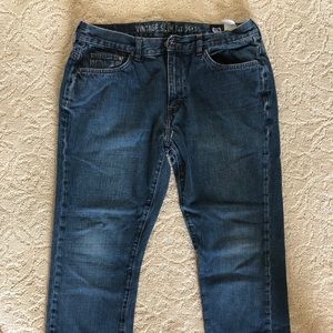 Men’s dark blue jeans